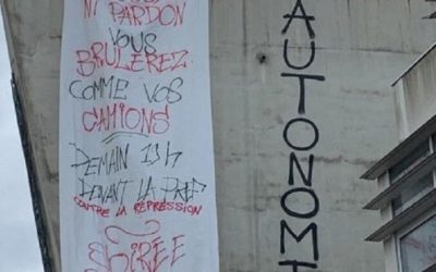 Sur la banderole anti-Gendarmerie à l’Université