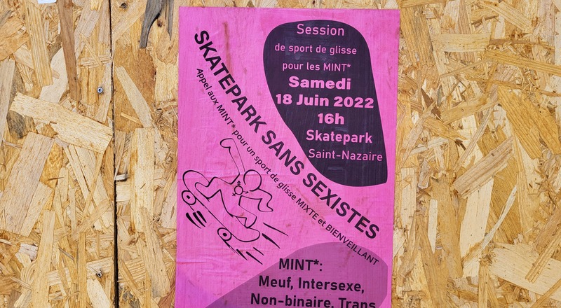 Sur la session « non-mixte » au skatepark de Saint-Nazaire