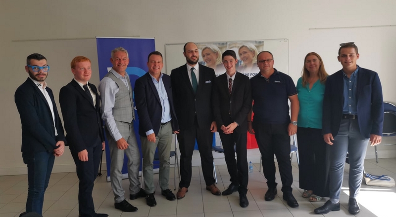 Réunion du RN avec Jean-Lin Lacapelle — Sautron
