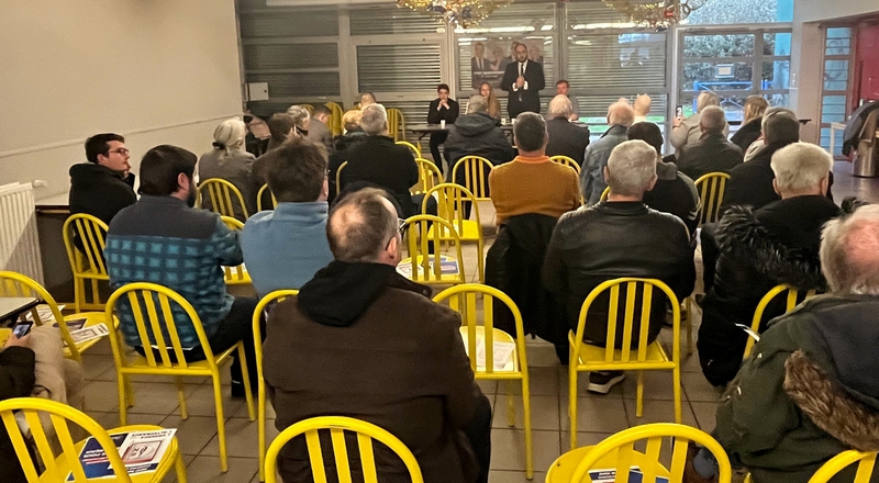 Réunion du RN avec Victoria de Vigneral — Nantes