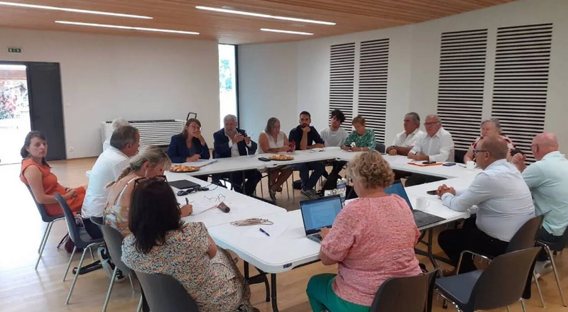 Table ronde au centre hospitalier Erdre et Loire