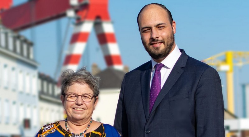 Gauthier Bouchet et Nicole Pétrel candidats