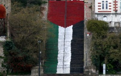 Une fresque palestinienne… applaudie par la gauche
