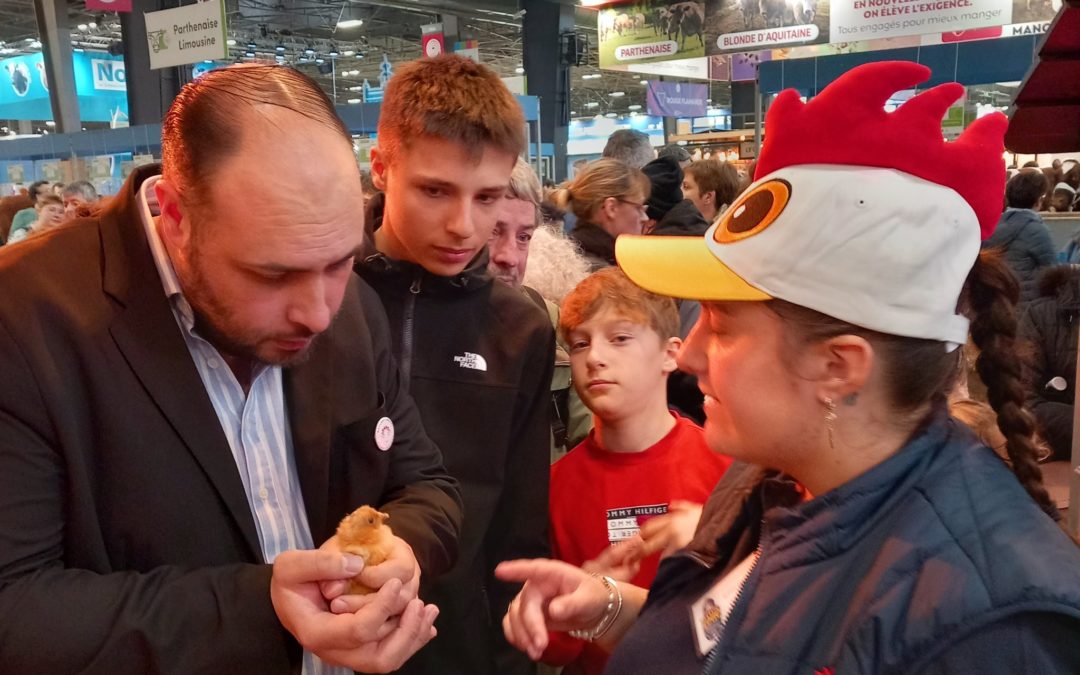 Gauthier Bouchet au Salon de l’agriculture