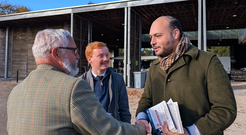 Réunion de Gauthier Bouchet, le 16 novembre à Donges